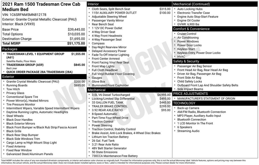 Used 2021 RAM 1500 Tradesman image 5