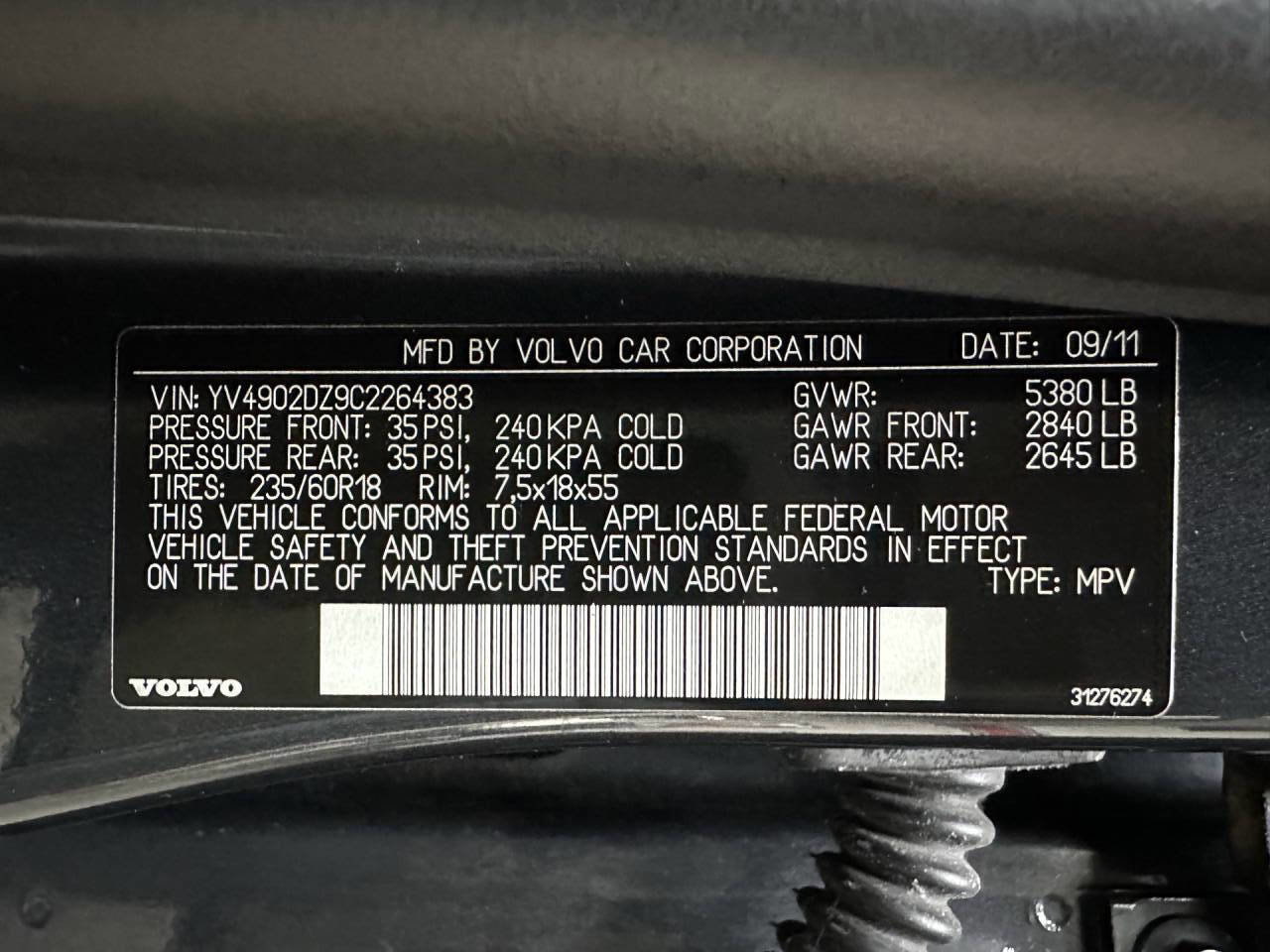 Used 2012 Volvo XC60 T6 image 30