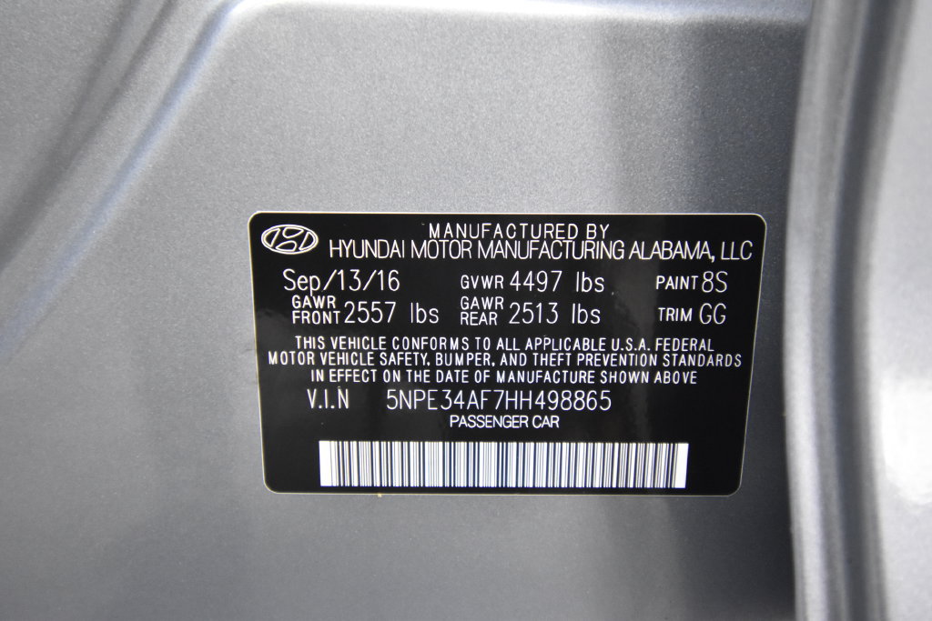 Used 2017 Hyundai Sonata Sport w/ Value Edition Package 02 FWD image 25
