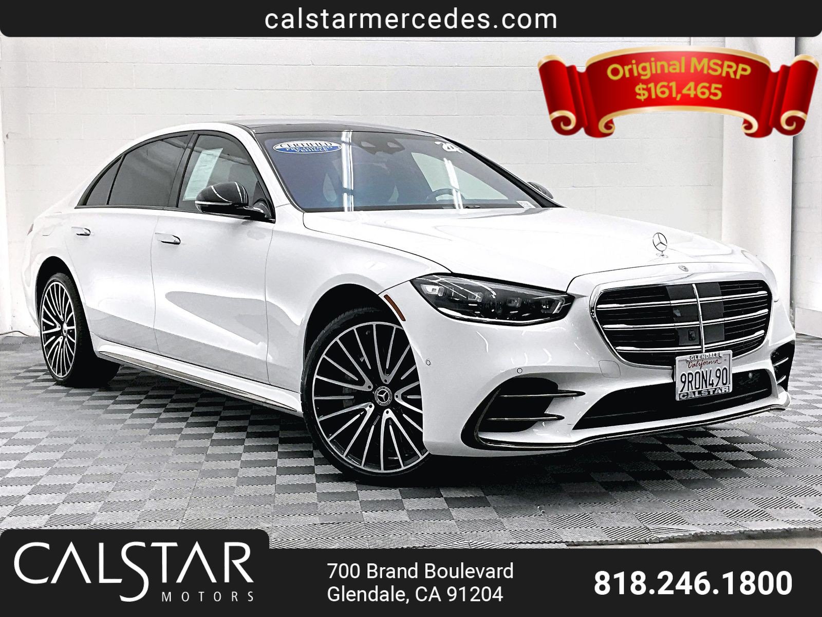 Certified 2024 Mercedes-Benz S 580 4MATIC Sedan
