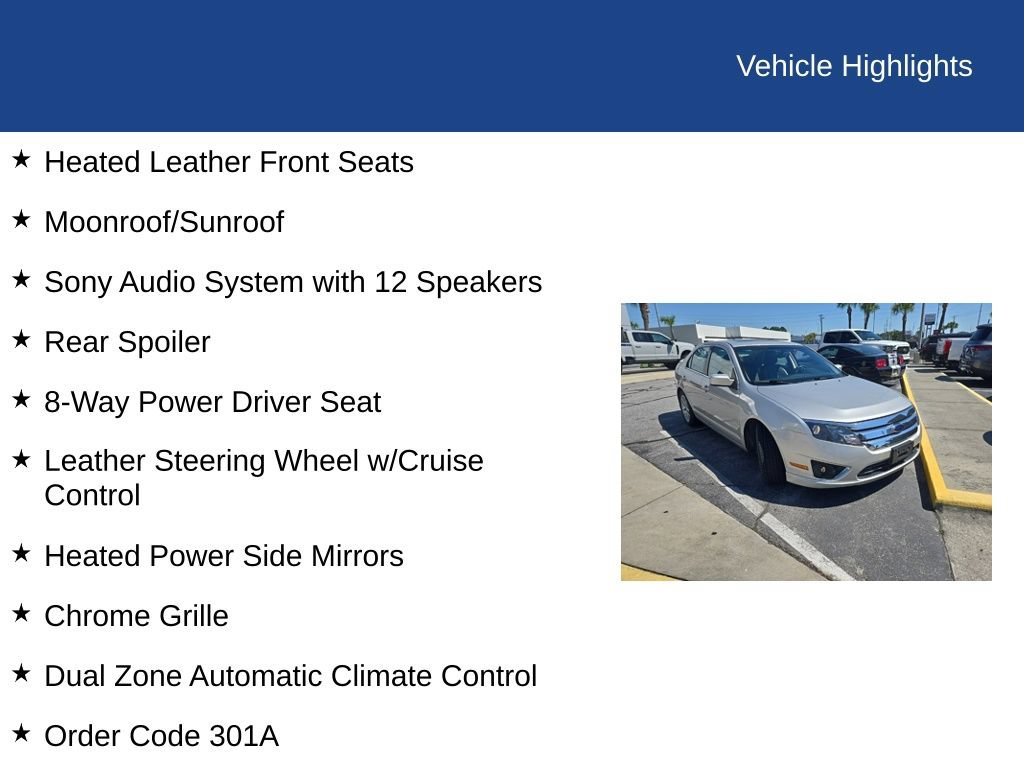 Used 2010 Ford Fusion SEL FWD image 11