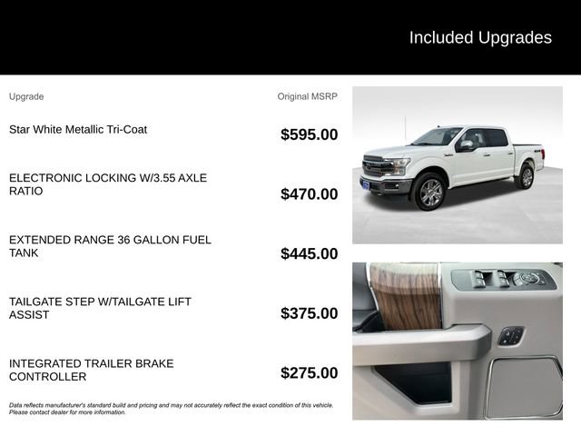 Certified 2020 Ford F150 Lariat w/ Equipment Group 502A Luxury image 11