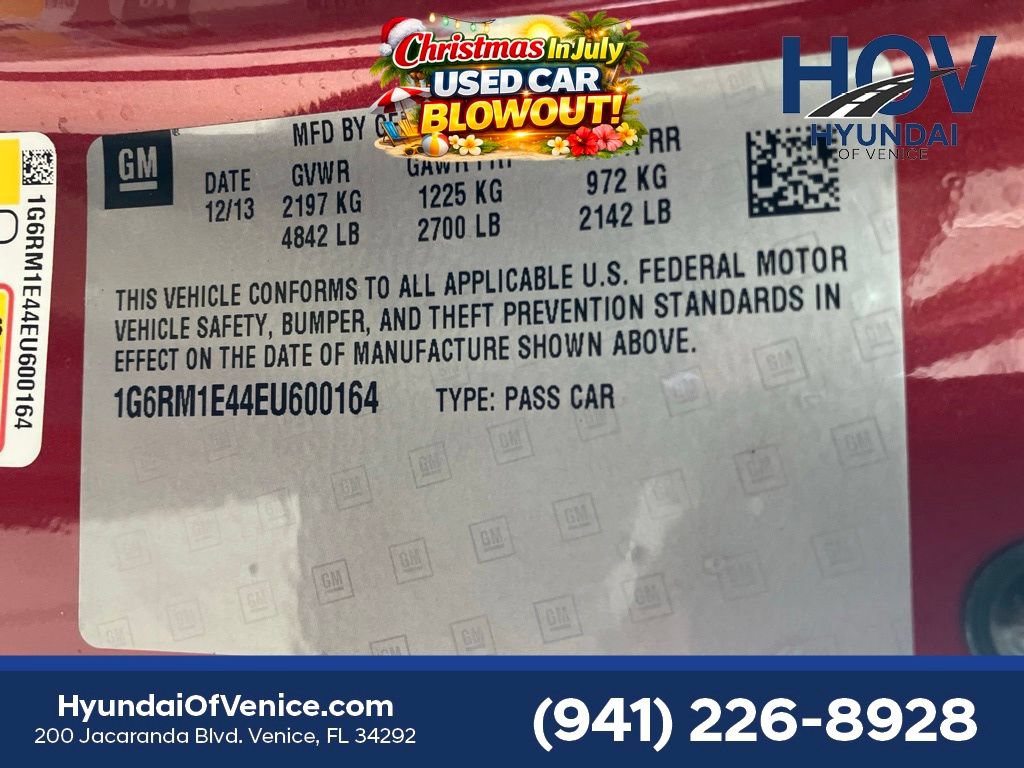Used 2014 Cadillac ELR w/ Luxury Package FWD image 21