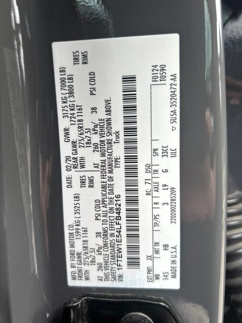 Used 2020 Ford F150 Lariat w/ Equipment Group 502A Luxury AWD/4WD image 15