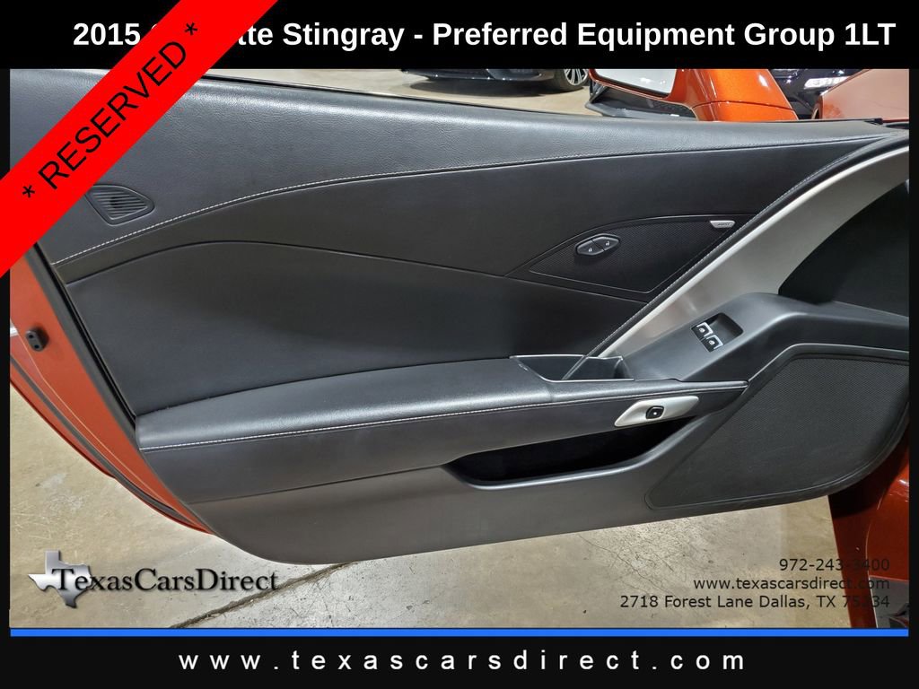 Used 2015 Chevrolet Corvette Stingray Coupe w/ Carbon Flash Badge Package image 8