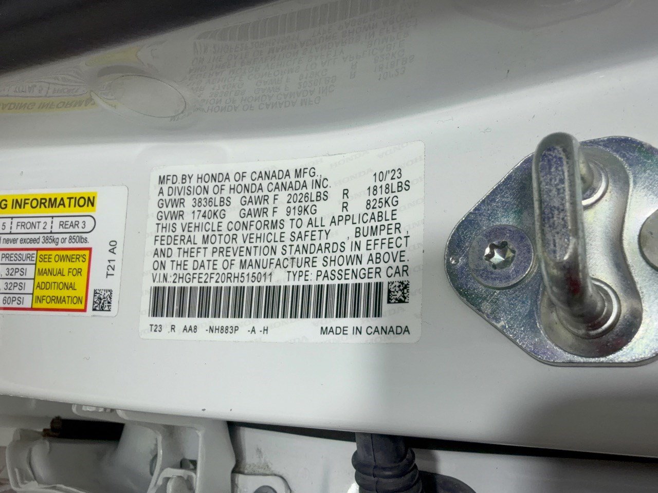Certified 2024 Honda Civic LX image 32