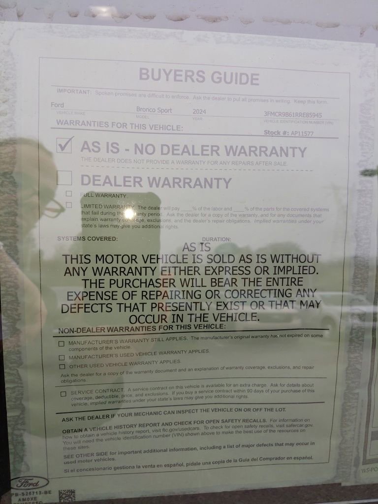 Certified 2024 Ford Bronco Sport Big Bend image 28