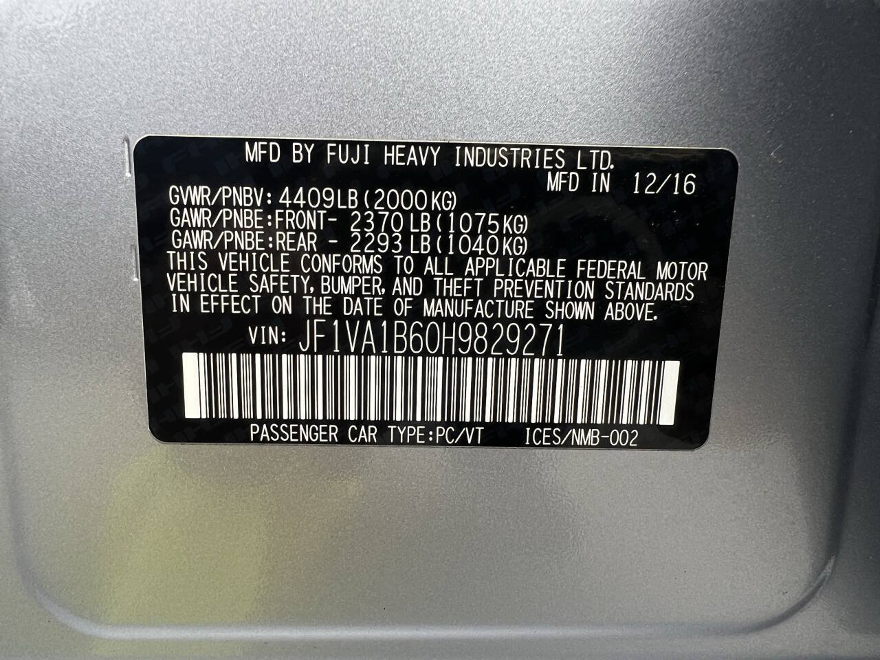 Used 2017 Subaru WRX AWD/4WD image 30