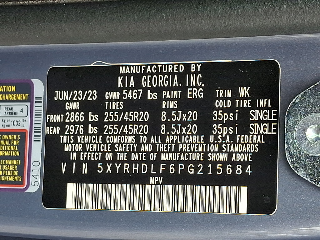 Certified 2023 Kia Sorento X-Line EX AWD/4WD image 30