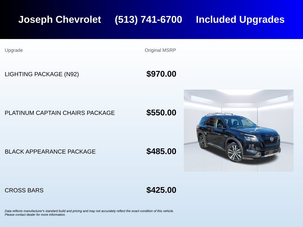 Used 2025 Nissan Pathfinder Platinum w/ Lighting Package (N92) AWD/4WD image 7