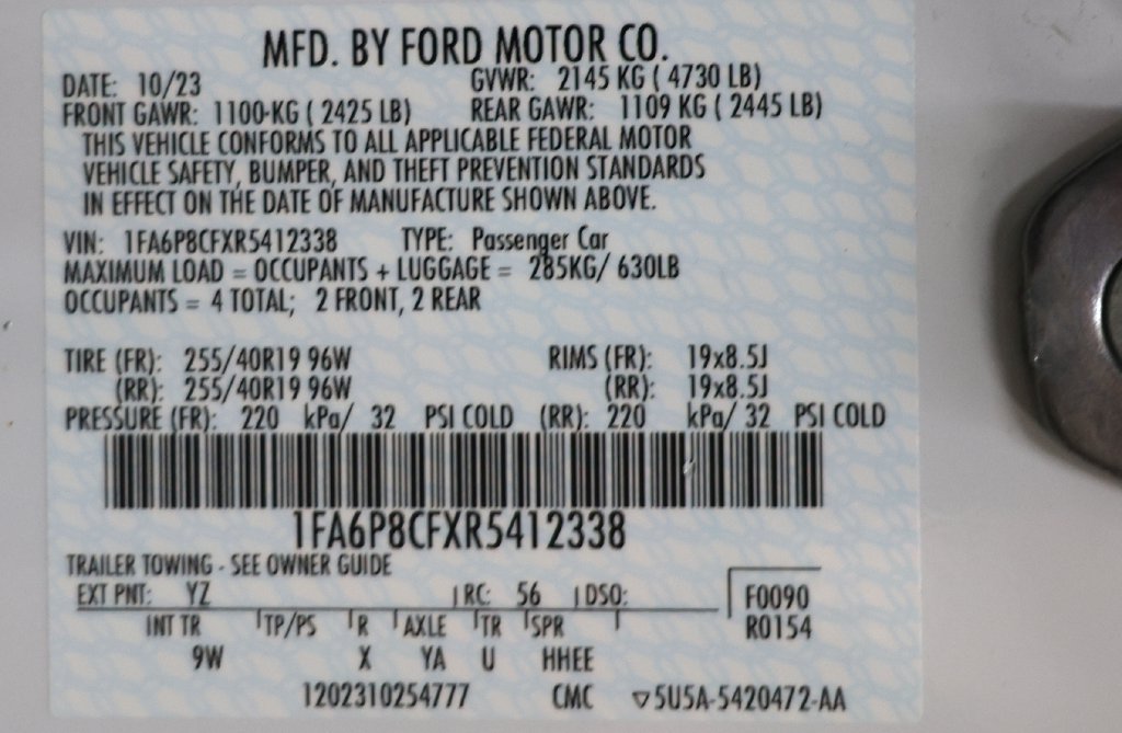 Used 2024 Ford Mustang GT Premium RWD image 94