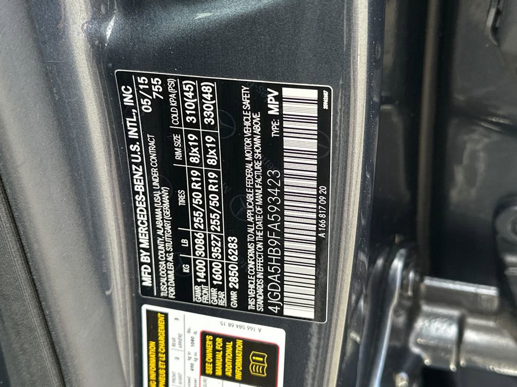 Used 2015 Mercedes-Benz ML 350 4MATIC image 37