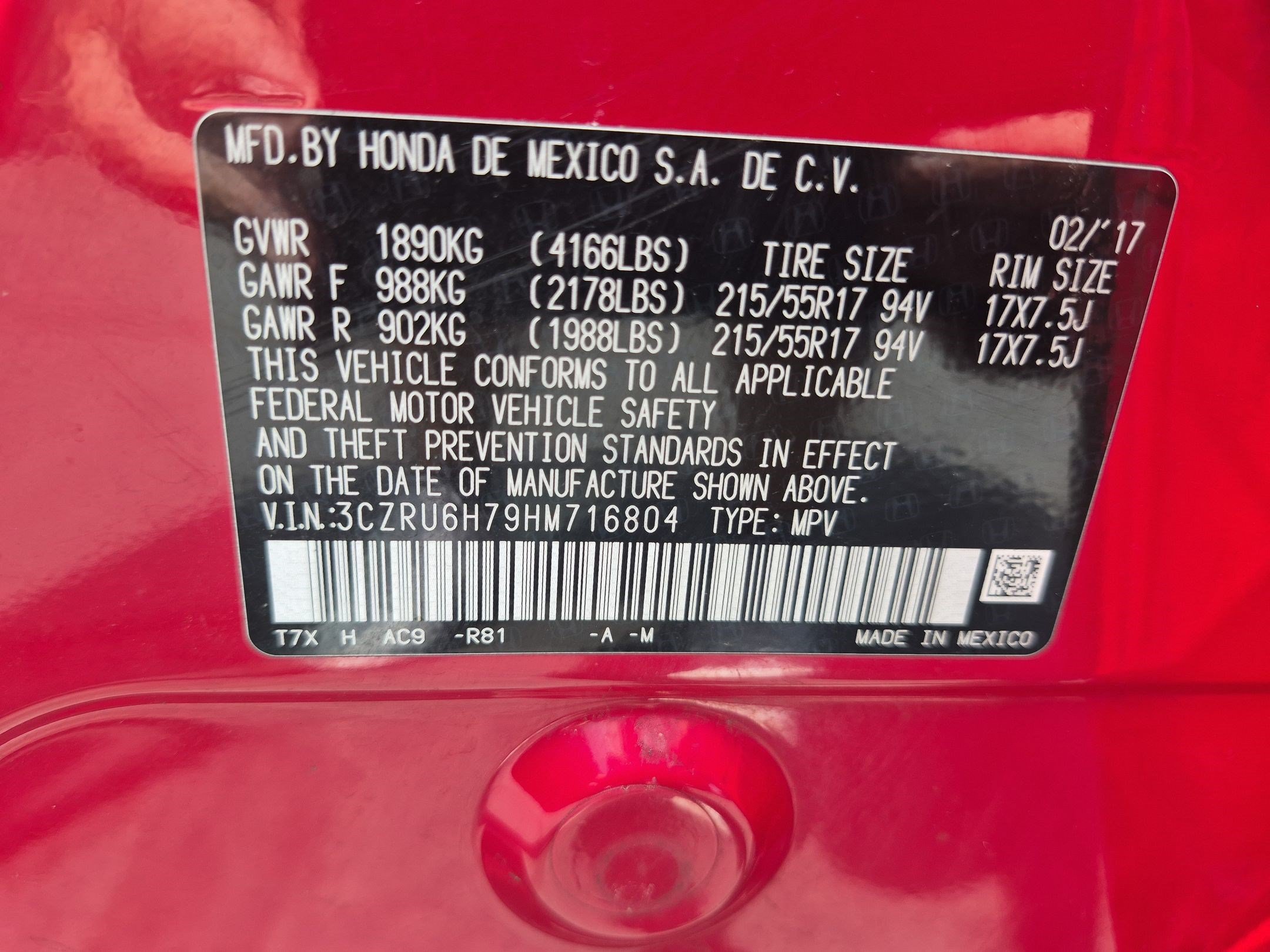 Used 2017 Honda HR-V EX-L image 37