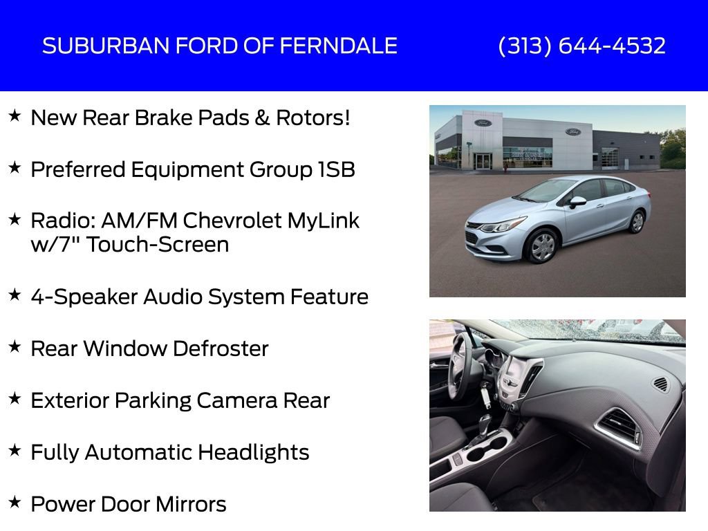 Used 2017 Chevrolet Cruze LS FWD image 4