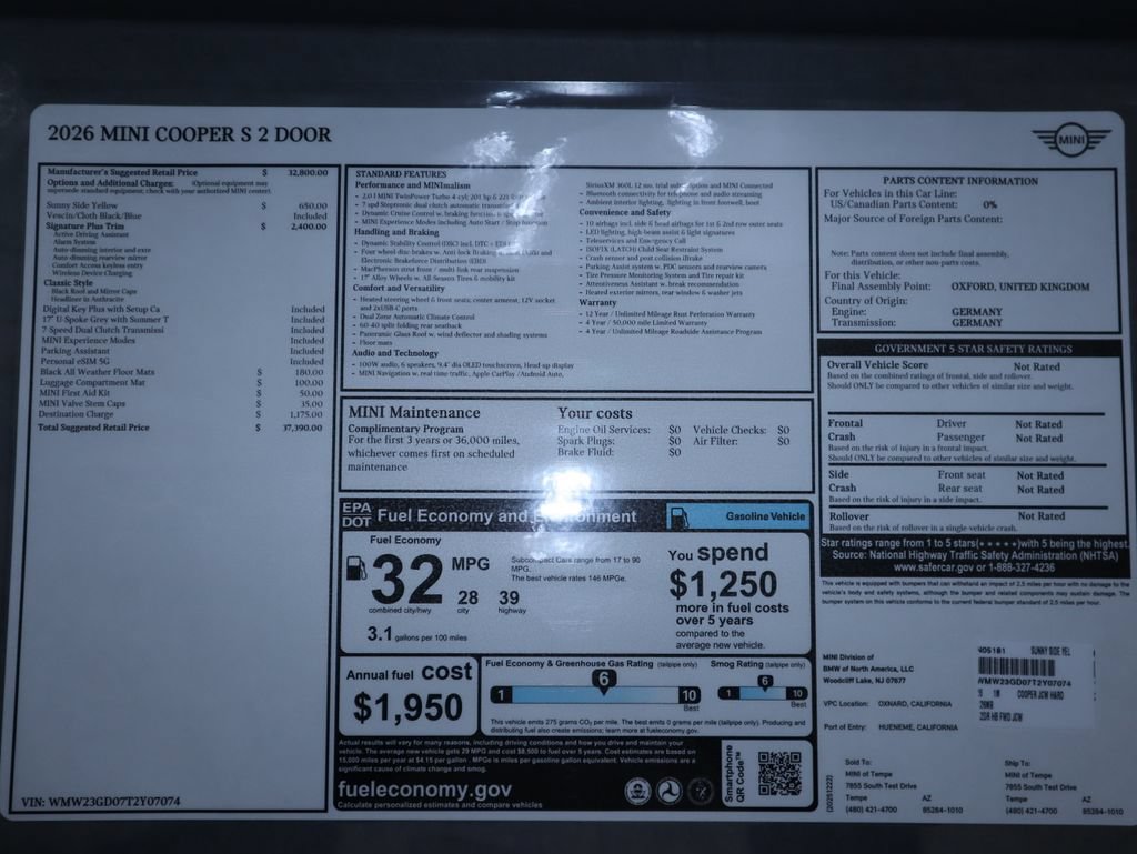 Used 2026 MINI Cooper S FWD image 10