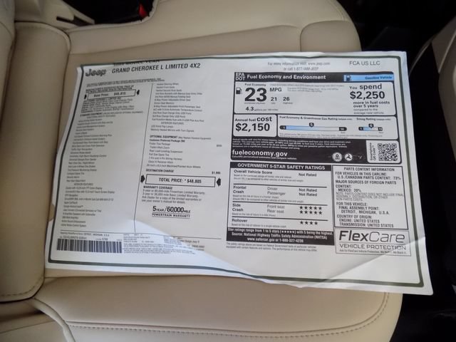 New 2026 Jeep Grand Cherokee L Limited w/ Trailer Tow Package RWD image 31