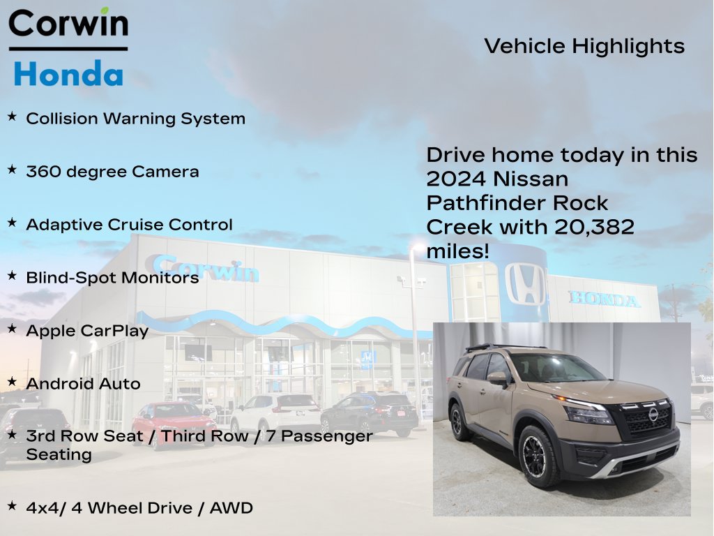 Used 2024 Nissan Pathfinder Rock Creek AWD/4WD image 6
