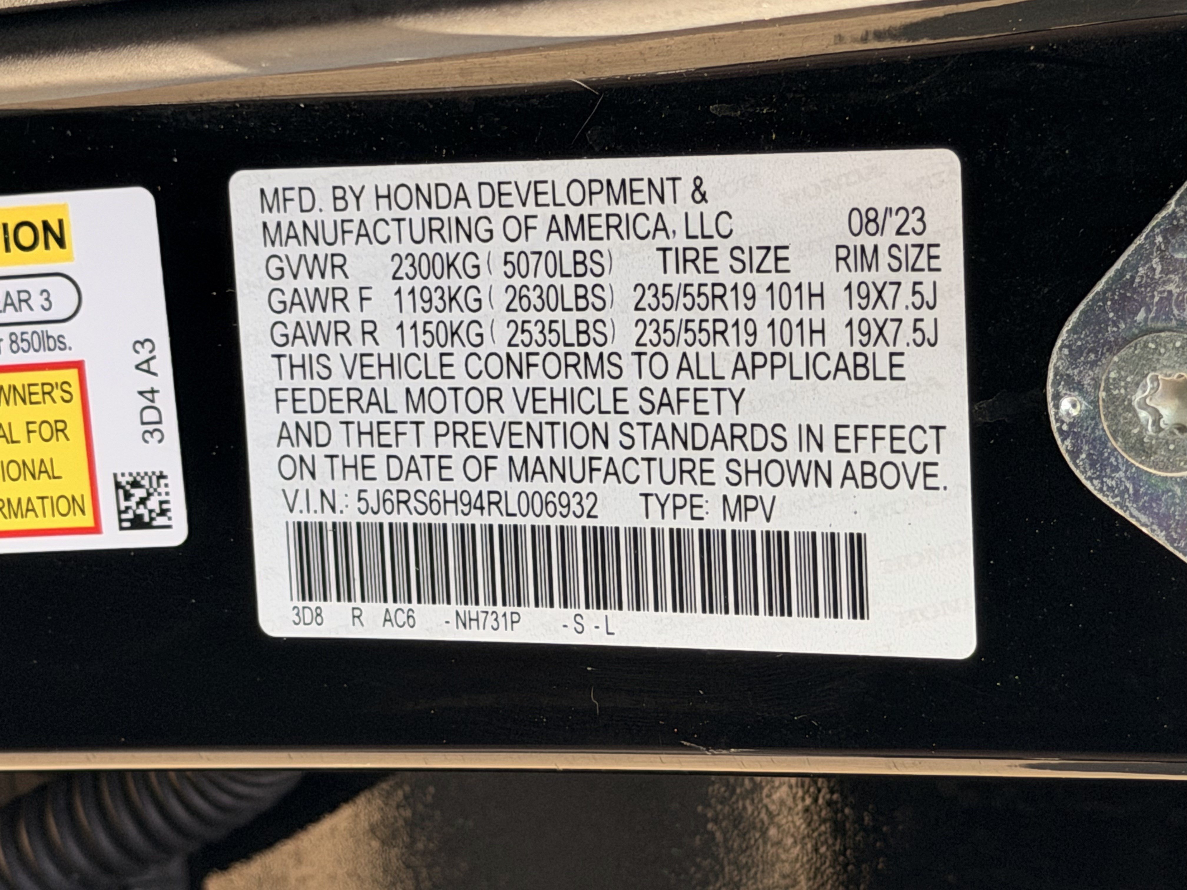 Certified 2024 Honda CR-V Sport Touring image 29