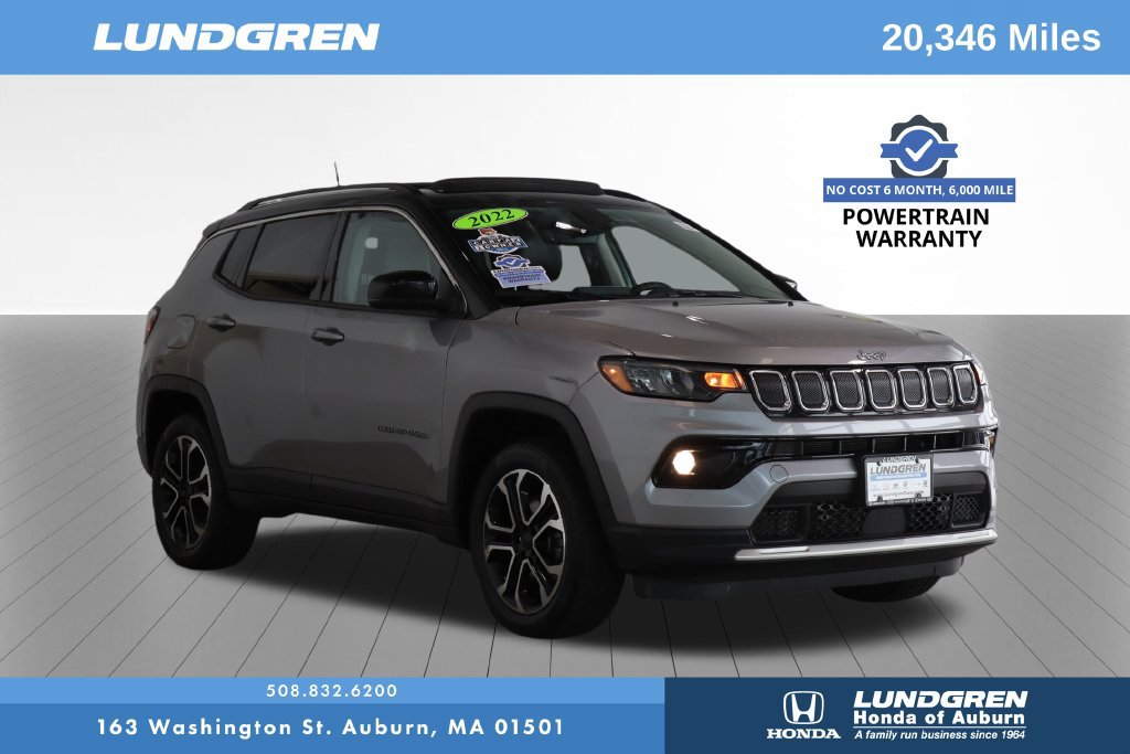 Used 2022 Jeep Compass Limited w/ Sun and Sound Group