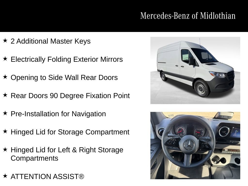 New 2026 Mercedes-Benz Sprinter 144 Cargo image 12