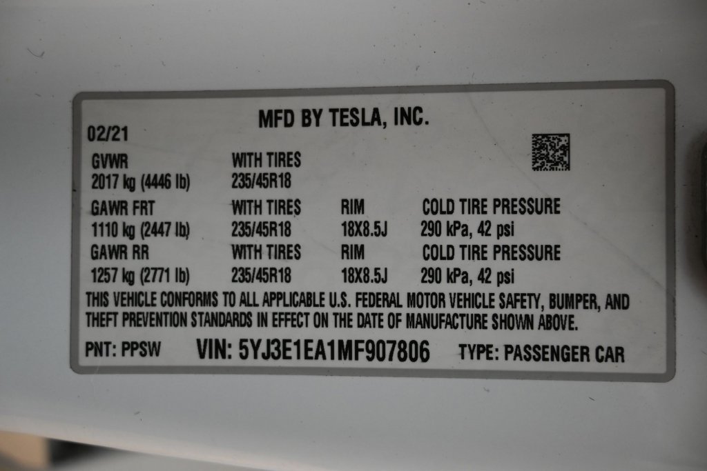 Used 2021 Tesla Model 3 Standard Range Plus RWD image 33