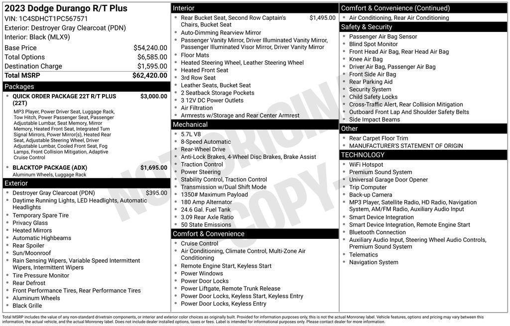 Used 2023 Dodge Durango R/T RWD image 29
