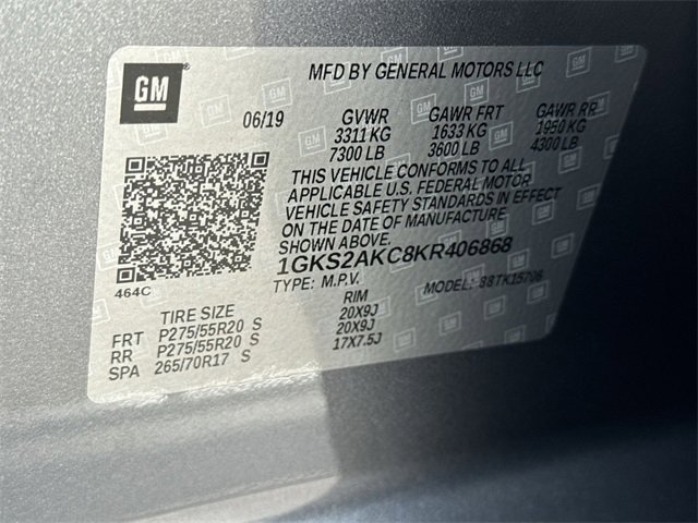 Used 2019 GMC Yukon SLE w/ SLE Value Package image 37