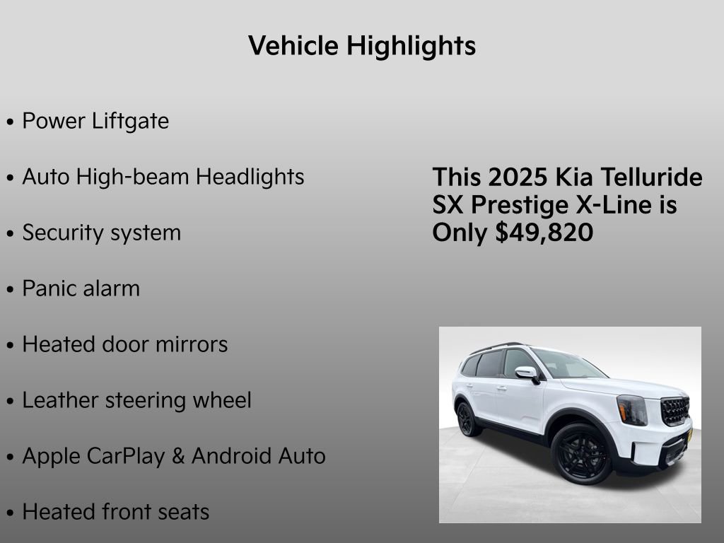 New 2025 Kia Telluride SX X-Line image 10
