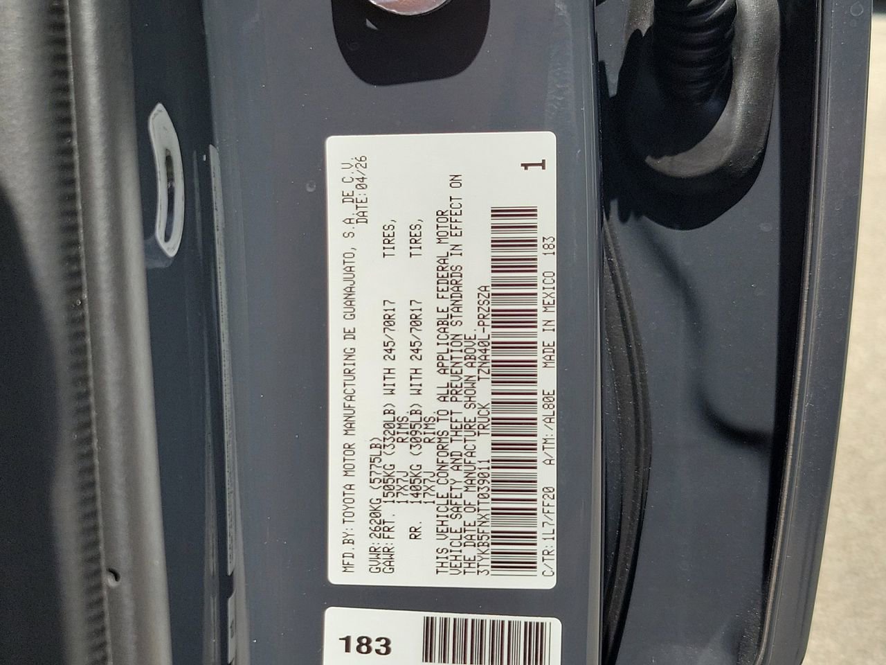 New 2026 Toyota Tacoma SR5 RWD image 31