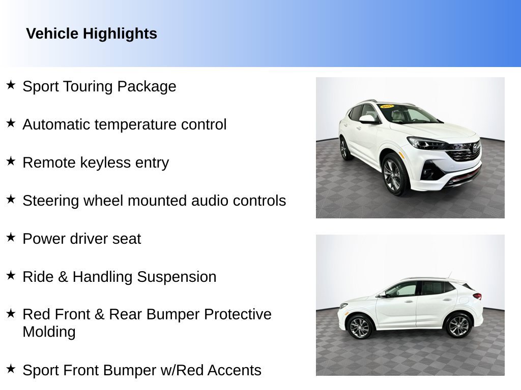 Used 2021 Buick Encore GX Essence w/ Sport Touring Package AWD/4WD image 2