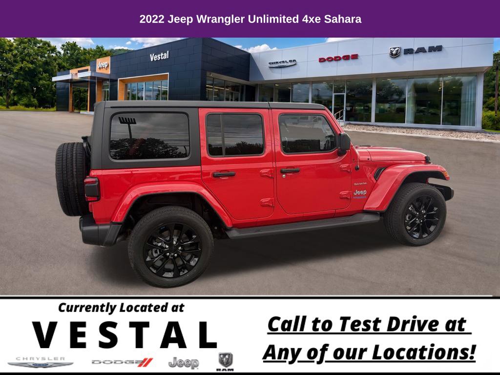 Used 2022 Jeep Wrangler Unlimited Sahara AWD/4WD image 4