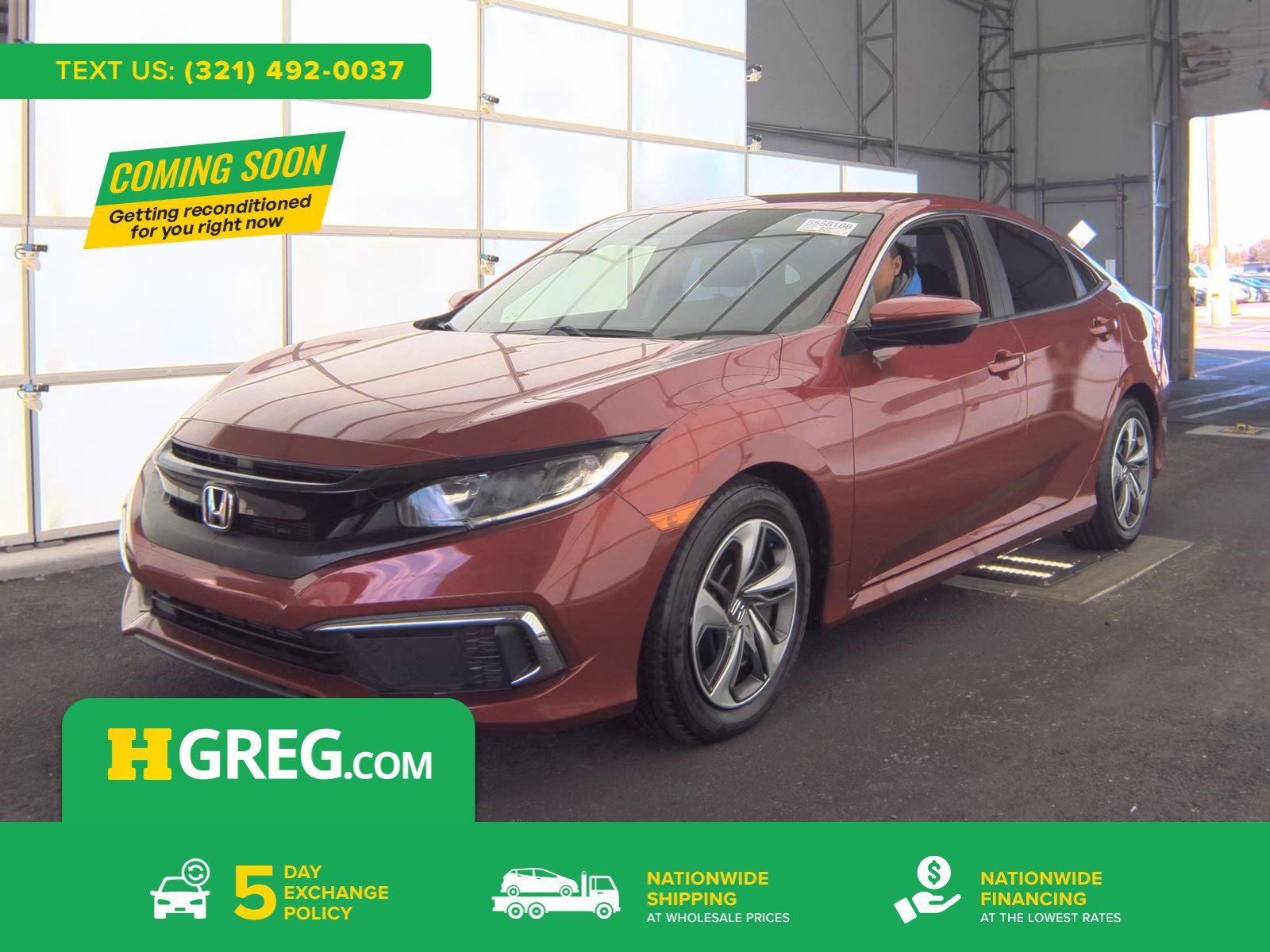 Used 2020 Honda Civic LX video 1