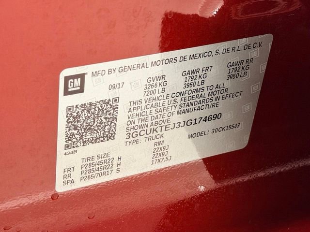 Certified 2018 Chevrolet Silverado 1500 High Country AWD/4WD image 25