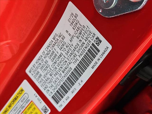 New 2026 Honda Civic Sport image 17