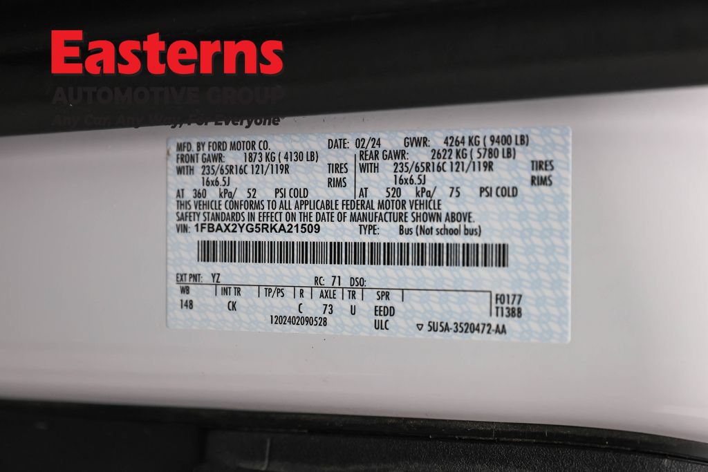 Used 2024 Ford Transit 350 XLT RWD image 34