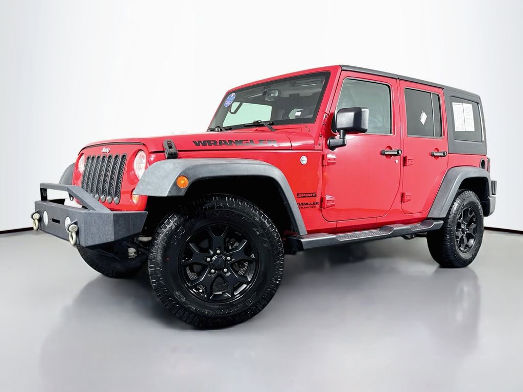 Used 2016 Jeep Wrangler Unlimited Sport w/ Quick Order Package 24S AWD/4WD image 1