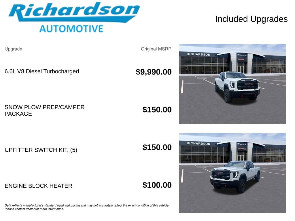 Used 2025 GMC Sierra 2500 AT4X w/ Snow Plow Prep/Camper Package AWD/4WD image 6