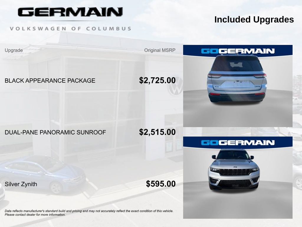 Used 2024 Jeep Grand Cherokee Limited w/ Black Appearance Package image 10