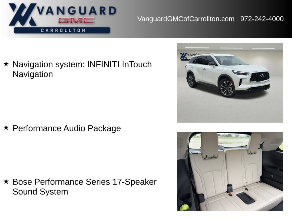 Used 2024 INFINITI QX60 Luxe w/ Performance Audio Package FWD image 6