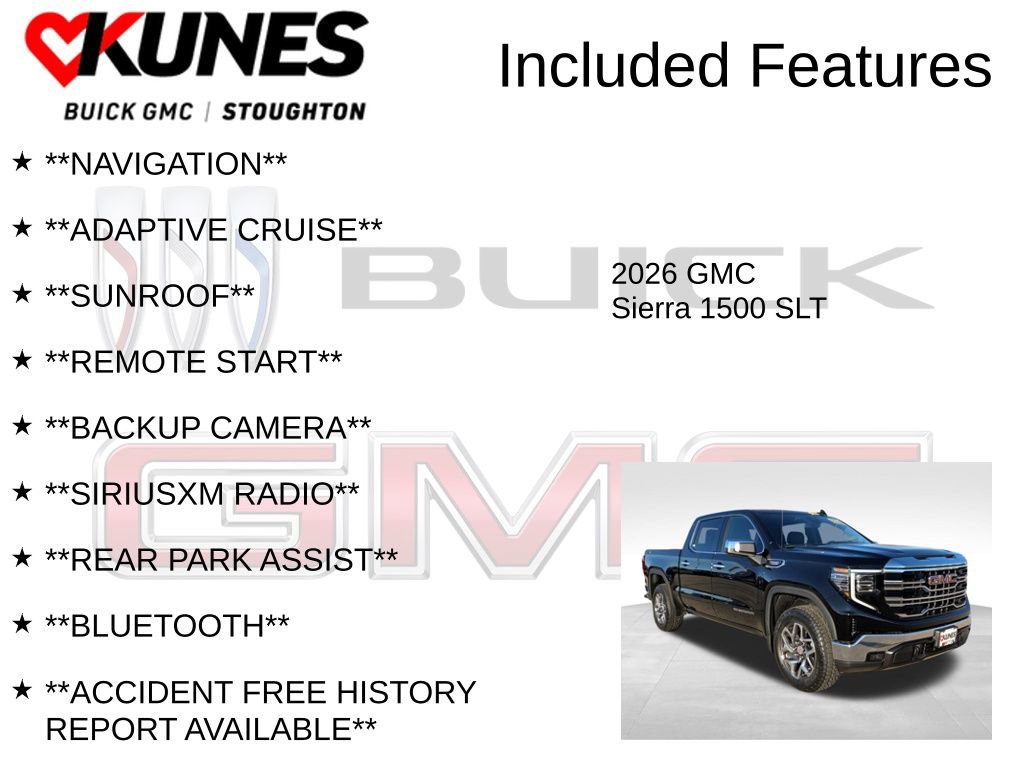 New 2026 GMC Sierra 1500 SLT w/ SLT Convenience Package image 2