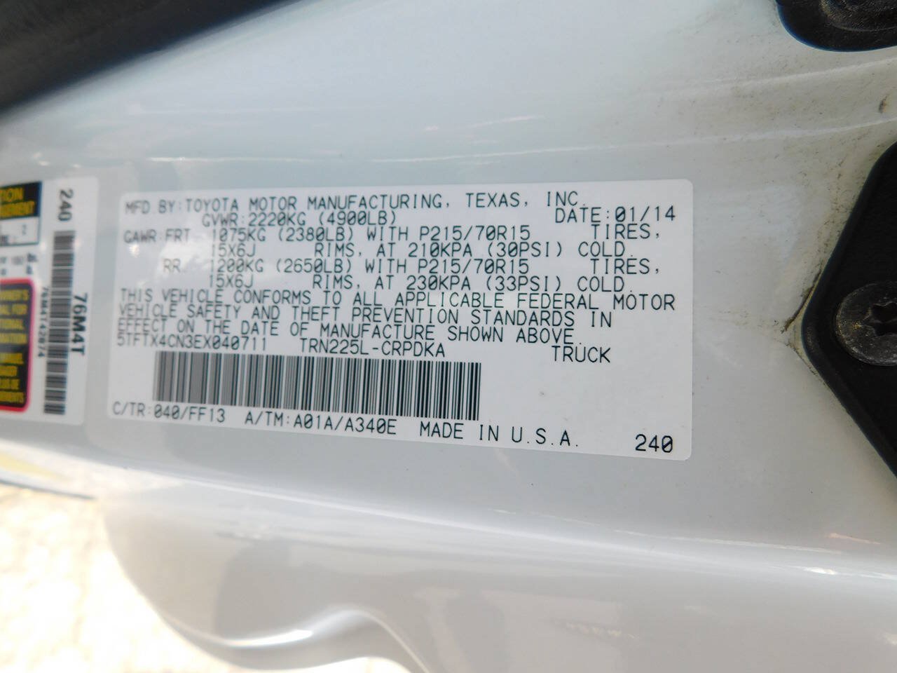 Used 2014 Toyota Tacoma 2WD Access Cab image 33