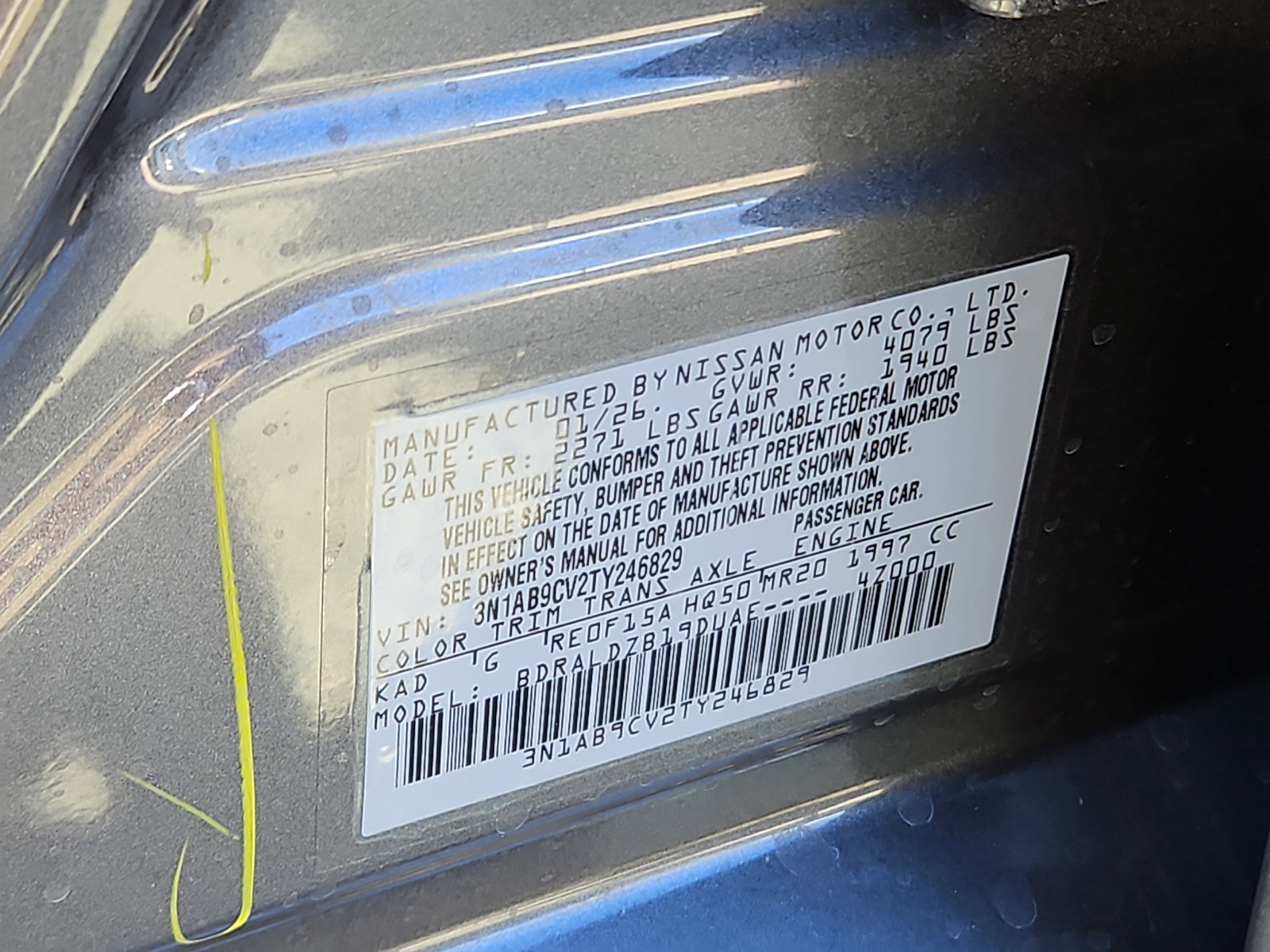 New 2026 Nissan Sentra SV w/ SV Convenience Package FWD image 20