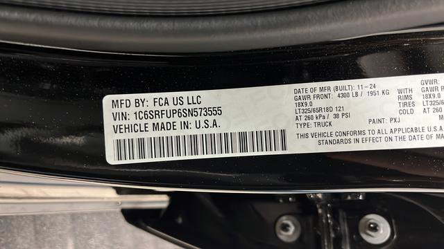 Used 2025 RAM 1500 RHO w/ RHO Level 1 Equipment Group AWD/4WD image 26