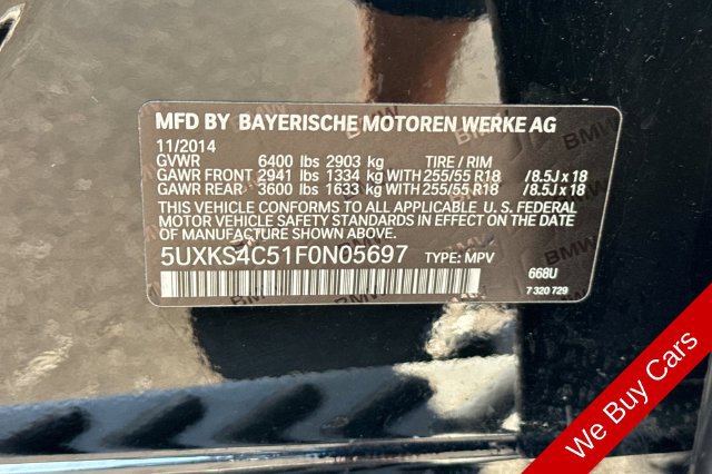Used 2015 BMW X5 xDrive35d AWD/4WD image 34