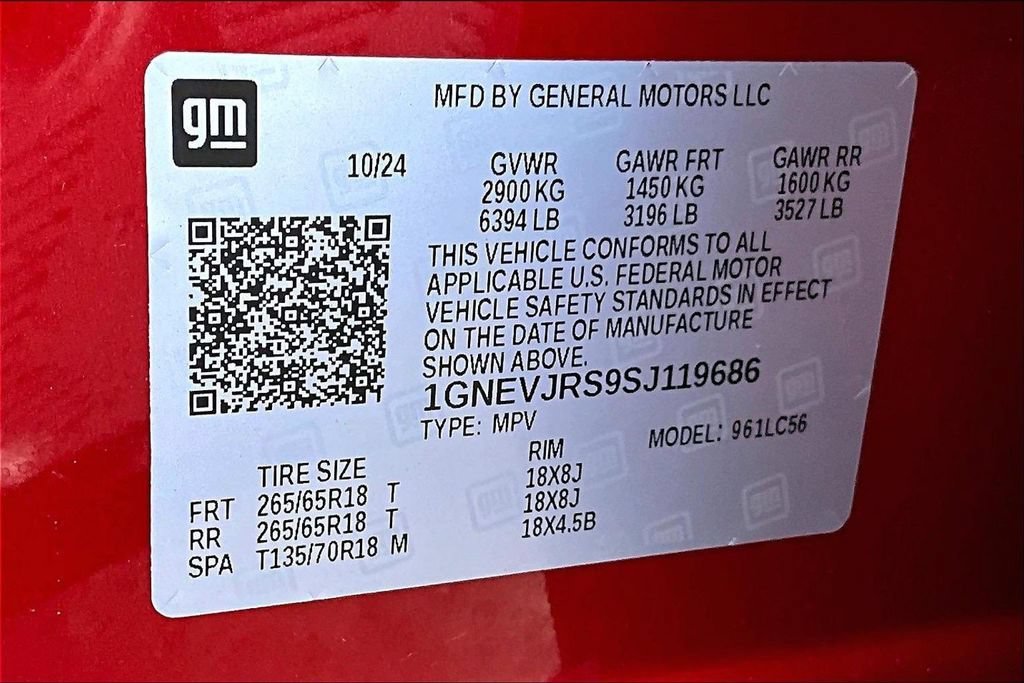 Certified 2025 Chevrolet Traverse Z71 w/ Enhanced Driving Package AWD/4WD image 19