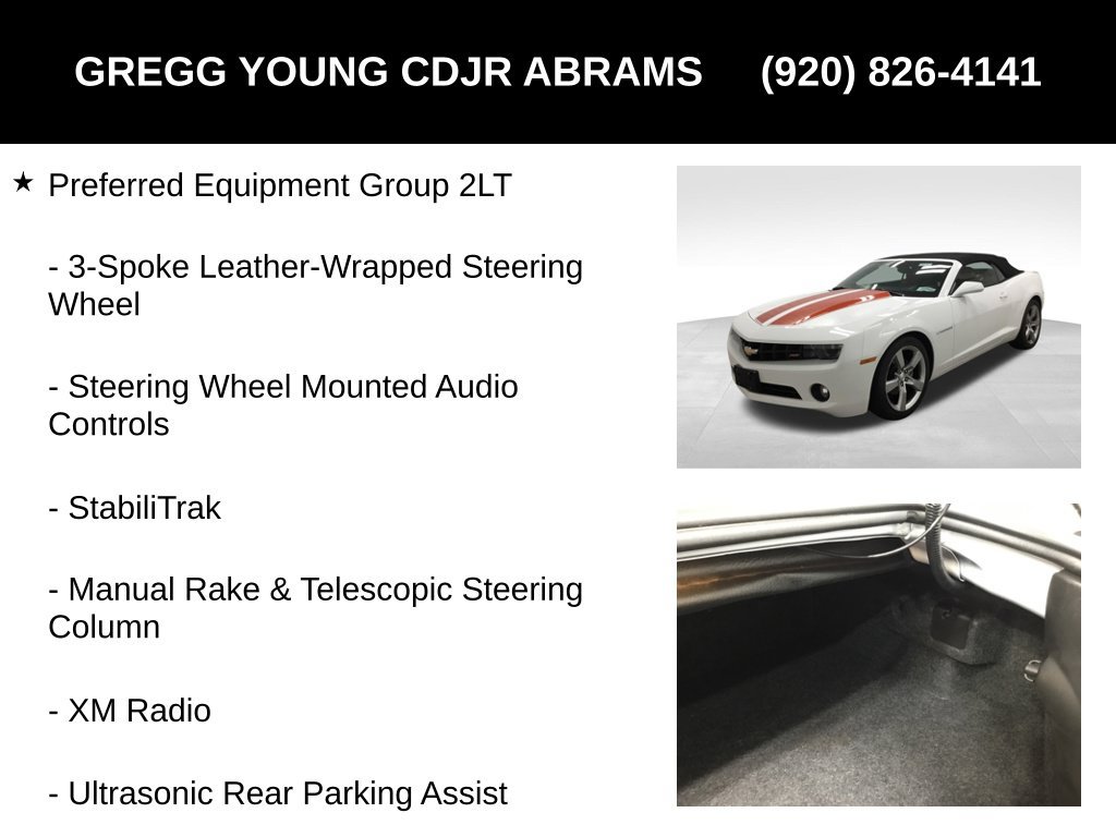 Used 2011 Chevrolet Camaro LT w/ RS Package RWD image 19