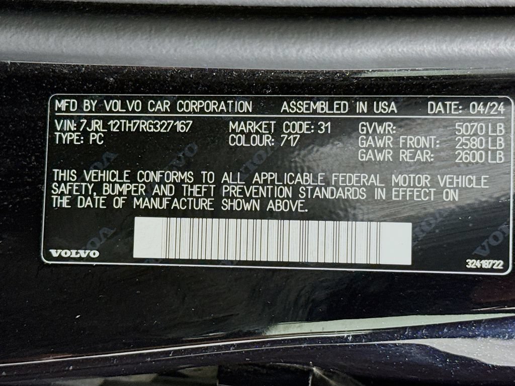 Used 2024 Volvo S60 B5 Plus w/ Climate Package AWD/4WD image 32