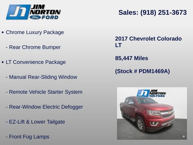 Used 2017 Chevrolet Colorado LT w/ Luxury Package, Chrome image 15