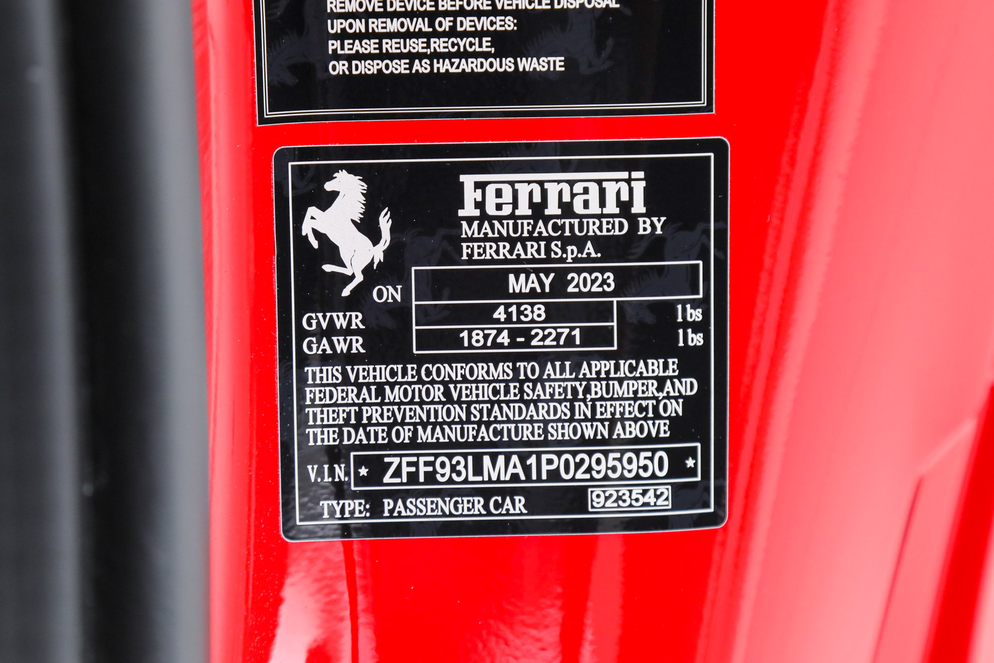 Certified 2023 Ferrari F8 Tributo RWD image 45