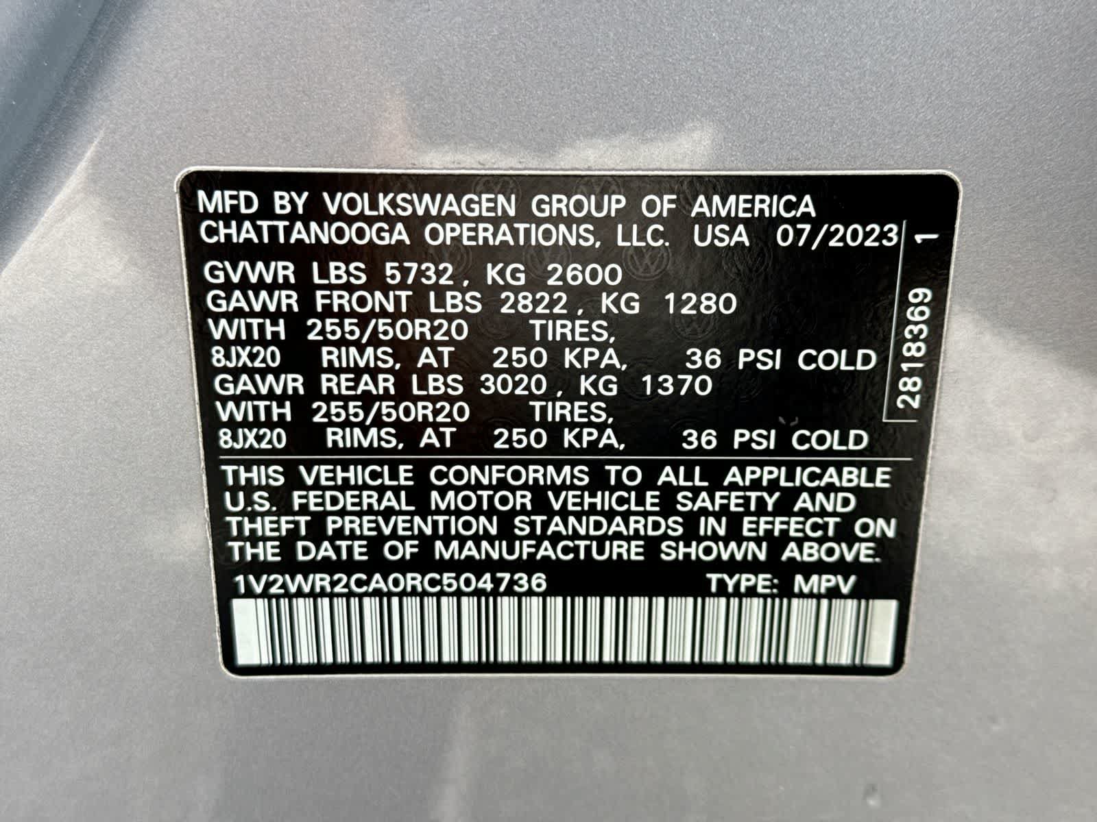 Used 2024 Volkswagen Atlas SE FWD image 43